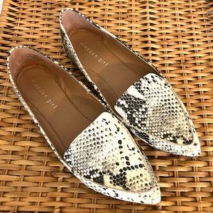 Snake Print Mules